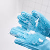 Shampoos and bathing supplies collection banner for pet grooming