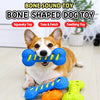 Double-Layer Squeaky Bone Chew Toy for Large Dogs