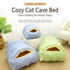 Enclosed Pet Bed with Open Entry for Cats & Dogs