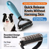 Pet Grooming Comb for Dogs and Cats – Detangling & Loose Hair Removal