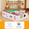 Cardboard Cat Scratcher and Bed
