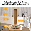 Sisal Cat Scratching Post with Climbing Tower