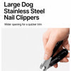 Pet Nail Clippers with File for Medium to Large Dogs