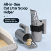 All-in-One Cat Litter Scoop with Waste Bag Storage