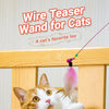 Cat Teaser Wand with Feather and Bell