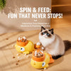Duck-Shaped Rotating Treat Feeder Toy for Cats and Dogs