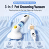 Pet Grooming Vacuum and Blow Dryer with Deshedding Brush