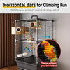 Large Stainless Steel Bird Cage for Small & Medium Birds