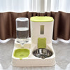 Pet Food and Water Bowl with Separate Compartments and Measured Feeding