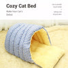 Enclosed Pet Bed with Open Entry for Cats & Dogs