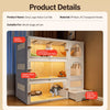 Indoor Cat House with Integrated Litter Box
