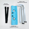 Foldable Pet Grooming Stand with Restraint Strap