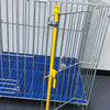 Heavy-Duty Galvanized Steel Dog Kennel for Indoor & Outdoor Use