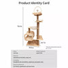 Cat Tree with Cat House, Scratching Posts & Sisal Toy