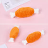 Squeaky Plush Chicken Leg Dog Toy