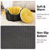 Enclosed Faux Leather Car Pet Carrier for Cats & Small Dogs