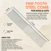 Stainless Steel Cat & Dog Grooming Comb