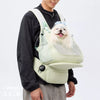 Breathable Canvas Pet Carrier Backpack for Cats and Dogs