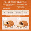 Enclosed Faux Fur Pet Bed
