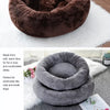Round Plush Pet Bed for Cats and Small Dogs