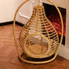 Handwoven Rattan Hanging Basket Pet Bed