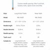 Long-and-Short Tooth Pet Grooming Rake Comb for Dogs and Cats