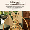 Handwoven Rattan Hanging Basket Pet Bed
