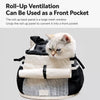 Breathable Front-Carry Pet Carrier Bag for Cats and Small Dogs