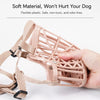 Dog Muzzle with Plastic Frame and Mesh Panel