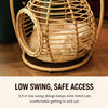 Handwoven Rattan Hanging Basket Pet Bed