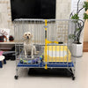 Heavy-Duty Galvanized Steel Dog Kennel for Indoor & Outdoor Use