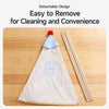 Semi-Enclosed Cotton-Linen Pet Bed Tent for Cats and Small Dogs