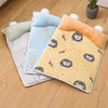 Cartoon-Print Pet Mat for Dogs and Cats
