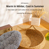 Woven Rattan Cat Bed for Cats and Small Dogs