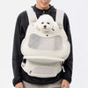 Breathable Canvas Pet Carrier Backpack for Cats and Dogs