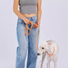 Integrated Dog Collar and Leash with Control Handle