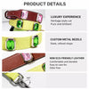 Jeweled Faux Leather Collar for Dogs and Cats