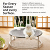 Cat Bed and Hammock with Integrated Climbing Structure