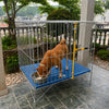 Heavy-Duty Galvanized Steel Dog Kennel for Indoor & Outdoor Use
