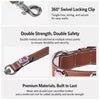Jeweled Faux Leather Collar for Dogs and Cats
