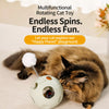 5-in-1 Planet Tumbler Cat Toy with Teaser Wand