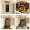 Pet Food and Water Bowl with Separate Compartments and Measured Feeding