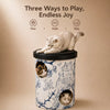 Milk Tea Cup Cat Scratcher & Hideaway