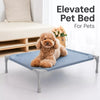 Elevated Pet Bed with Steel Frame and Washable Fabric
