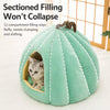 Enclosed Cat & Dog Bed House – Cozy All-Season Pet Bed