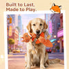 Plush Squeaky Dog Toy with Playful Animal Character Design
