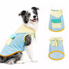 Lightweight Cotton-Linen Dog Vest with Bow Tie for Summer