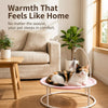 Round Elevated Pet Bed with Breathable Fabric