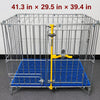 Heavy-Duty Galvanized Steel Dog Kennel for Indoor & Outdoor Use