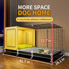 Indoor Small Dog Crate with Separate Sleeping and Potty Areas